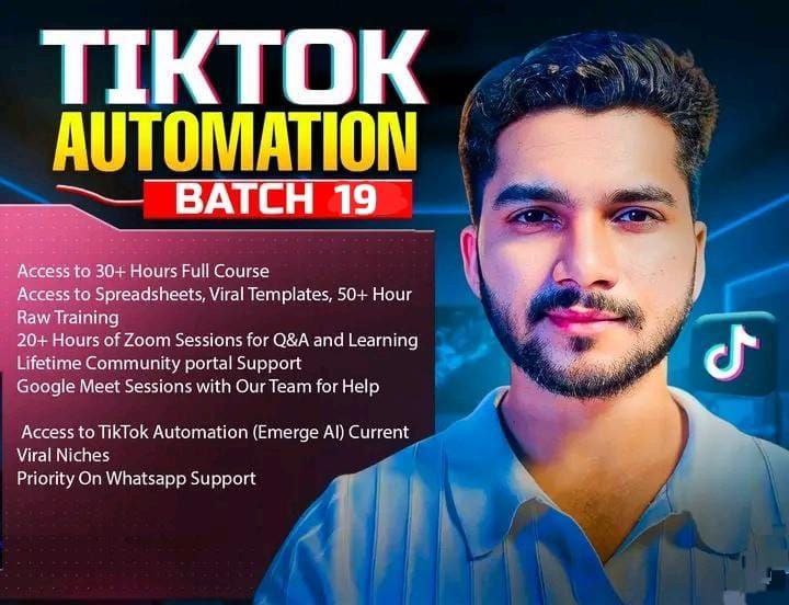 Mohsin Ali – TikTok Automation Batch 19
